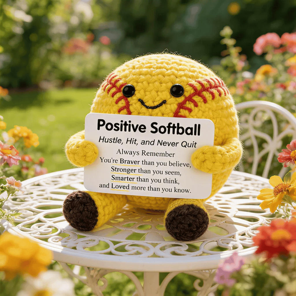 🔥Last Day- ⚽ Positive Soccer Buddy|Handmade Crochet Encouragement Gift 💚