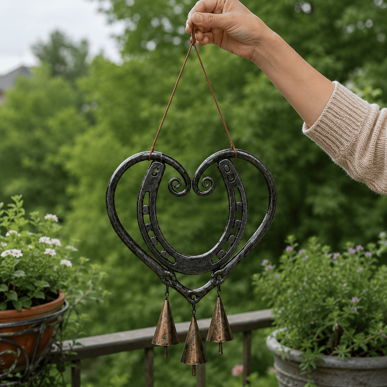 Love Horse Hoof Wind Chime