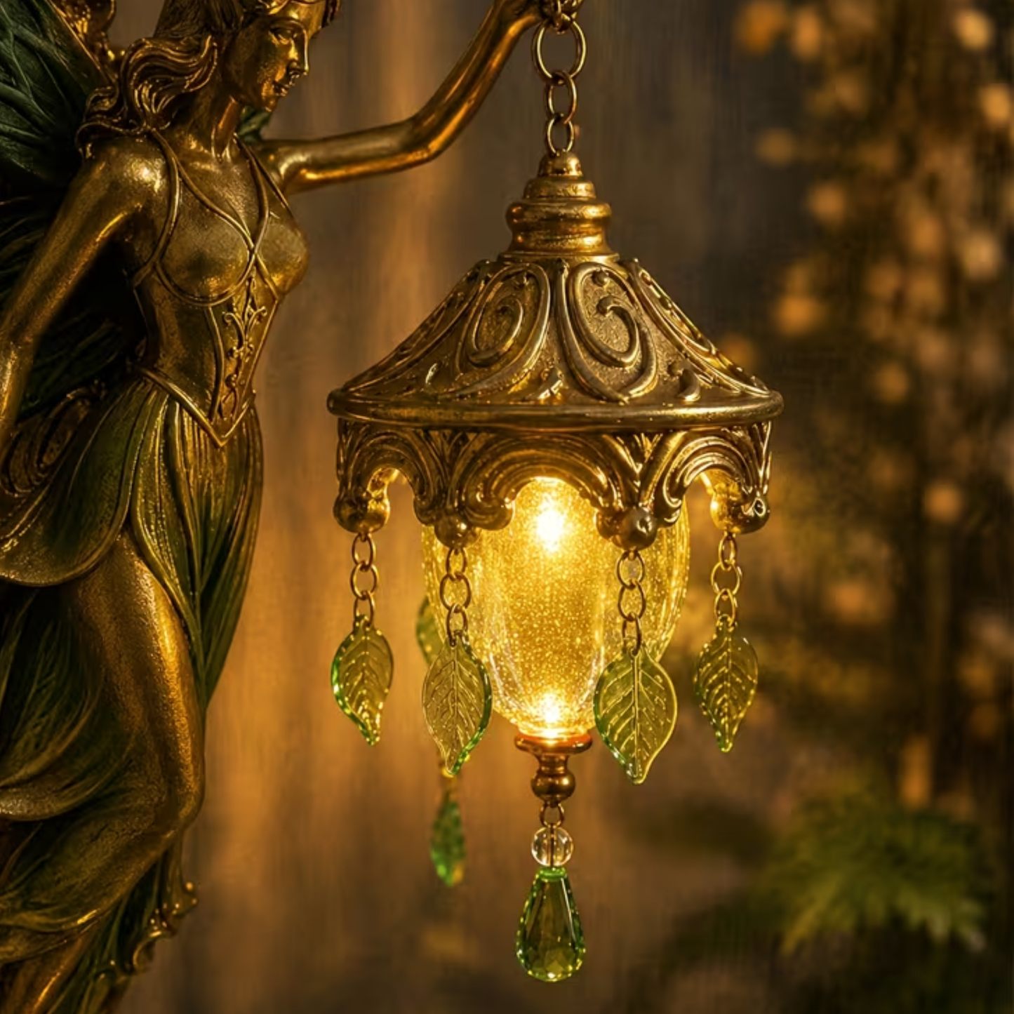 Enchanting Fantasy Wall Lamp – Wireless Vintage Sculpture Night Light