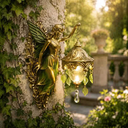 Enchanting Fantasy Wall Lamp – Wireless Vintage Sculpture Night Light