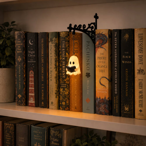 🔥 50% OFF TODAY | Vintage LED Library Lantern 📚 Cozy Bookshelf Light & Gift For Book Lovers