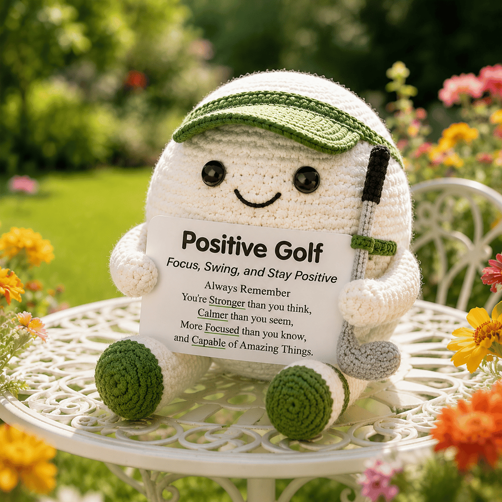 🔥Last Day- ⚽ Positive Soccer Buddy|Handmade Crochet Encouragement Gift 💚