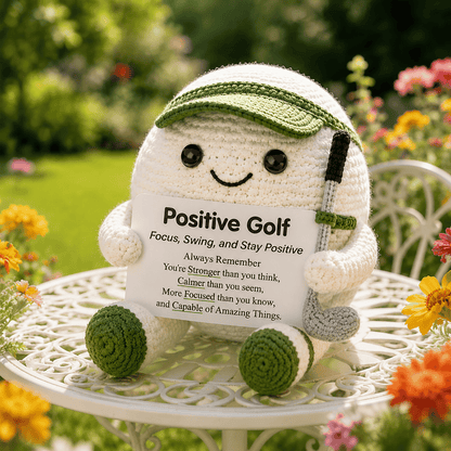 🔥Last Day- ⚽ Positive Soccer Buddy|Handmade Crochet Encouragement Gift 💚