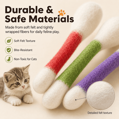 6 Pack🔥Giant Cotton Swabs Your Cat Will Obsess Over!