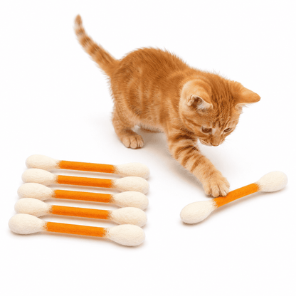 6 Pack🔥Giant Cotton Swabs Your Cat Will Obsess Over!