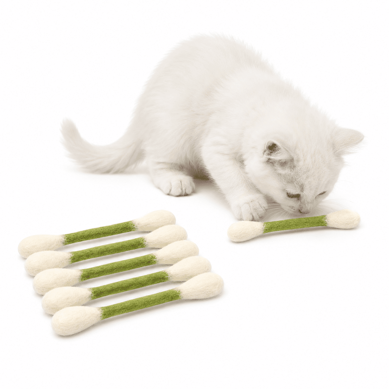 6 Pack🔥Giant Cotton Swabs Your Cat Will Obsess Over!