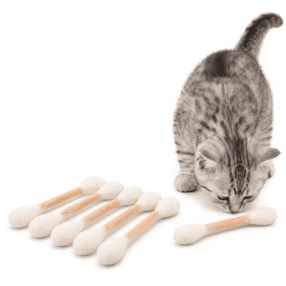 6 Pack🔥Giant Cotton Swabs Your Cat Will Obsess Over!