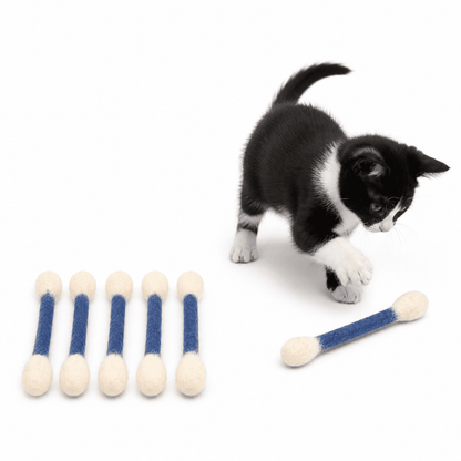 6 Pack🔥Giant Cotton Swabs Your Cat Will Obsess Over!