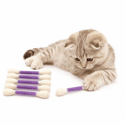 6 Pack🔥Giant Cotton Swabs Your Cat Will Obsess Over!