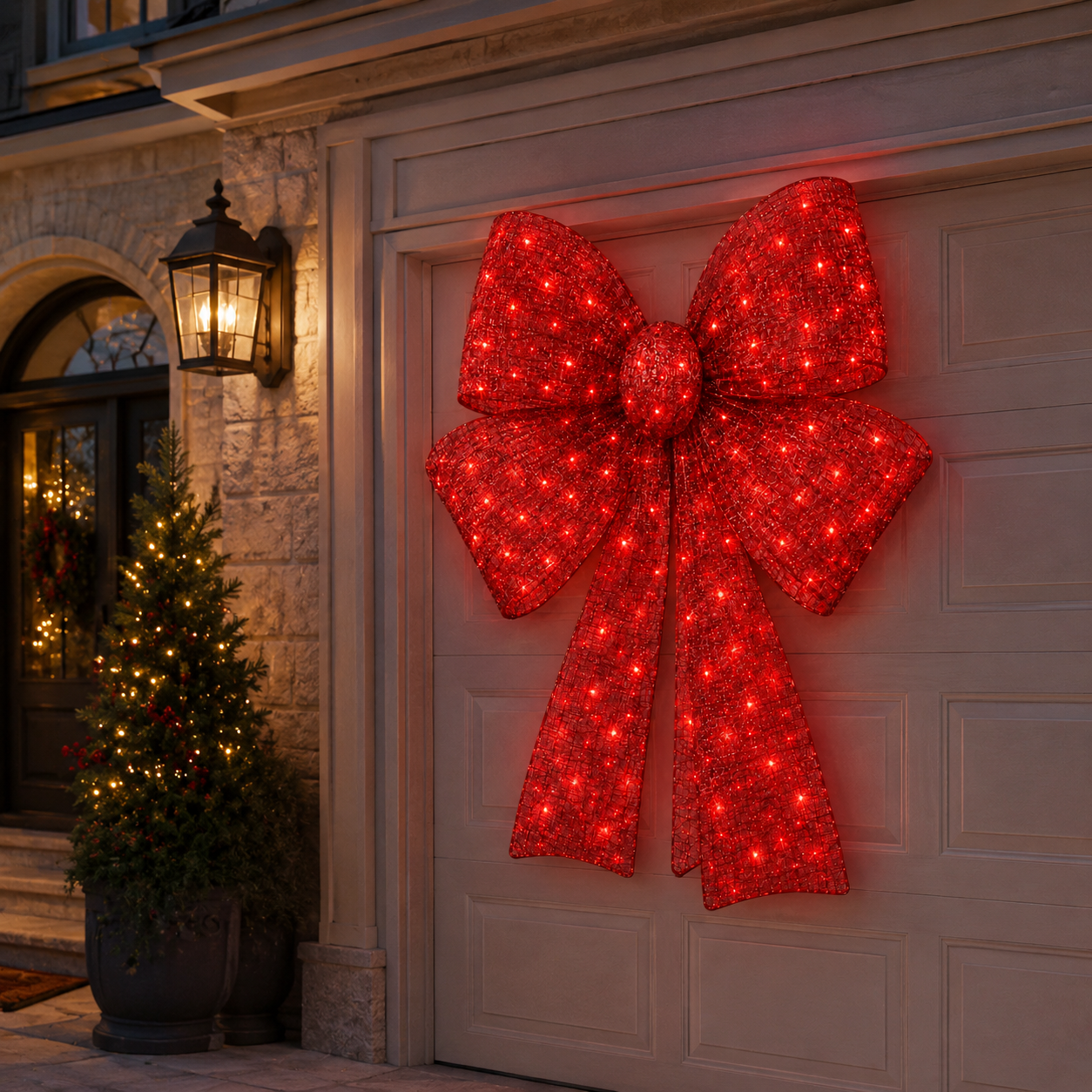 🔥49% OFF Hot Sale🎁✨🎄 48-Inch Lighted Christmas Bow 🎀