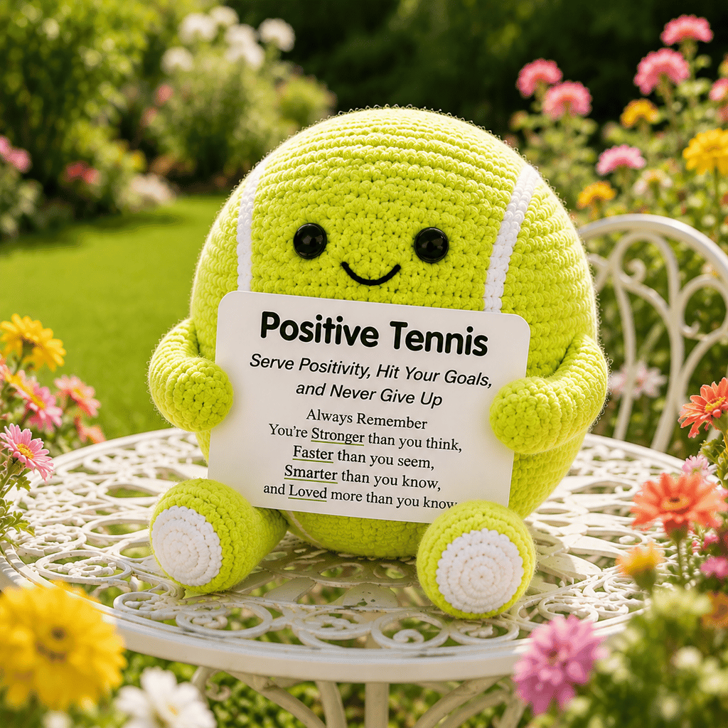 🔥Last Day- ⚽ Positive Soccer Buddy|Handmade Crochet Encouragement Gift 💚