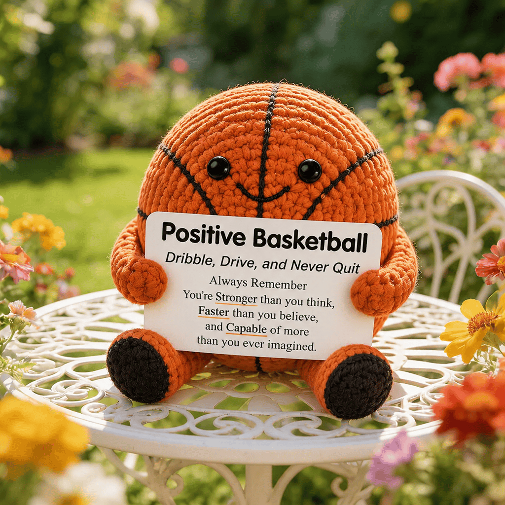 🔥Last Day- ⚽ Positive Soccer Buddy|Handmade Crochet Encouragement Gift 💚