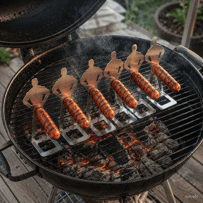 Funny BBQ Muscle Man Hot Dog Holders