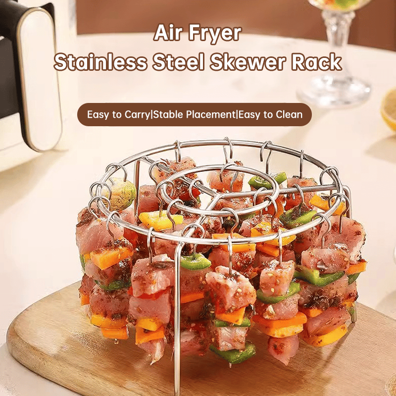 🔥 50% OFF TODAY | 🥩 Smokeless Vertical BBQ Grill For Effortless Skewers