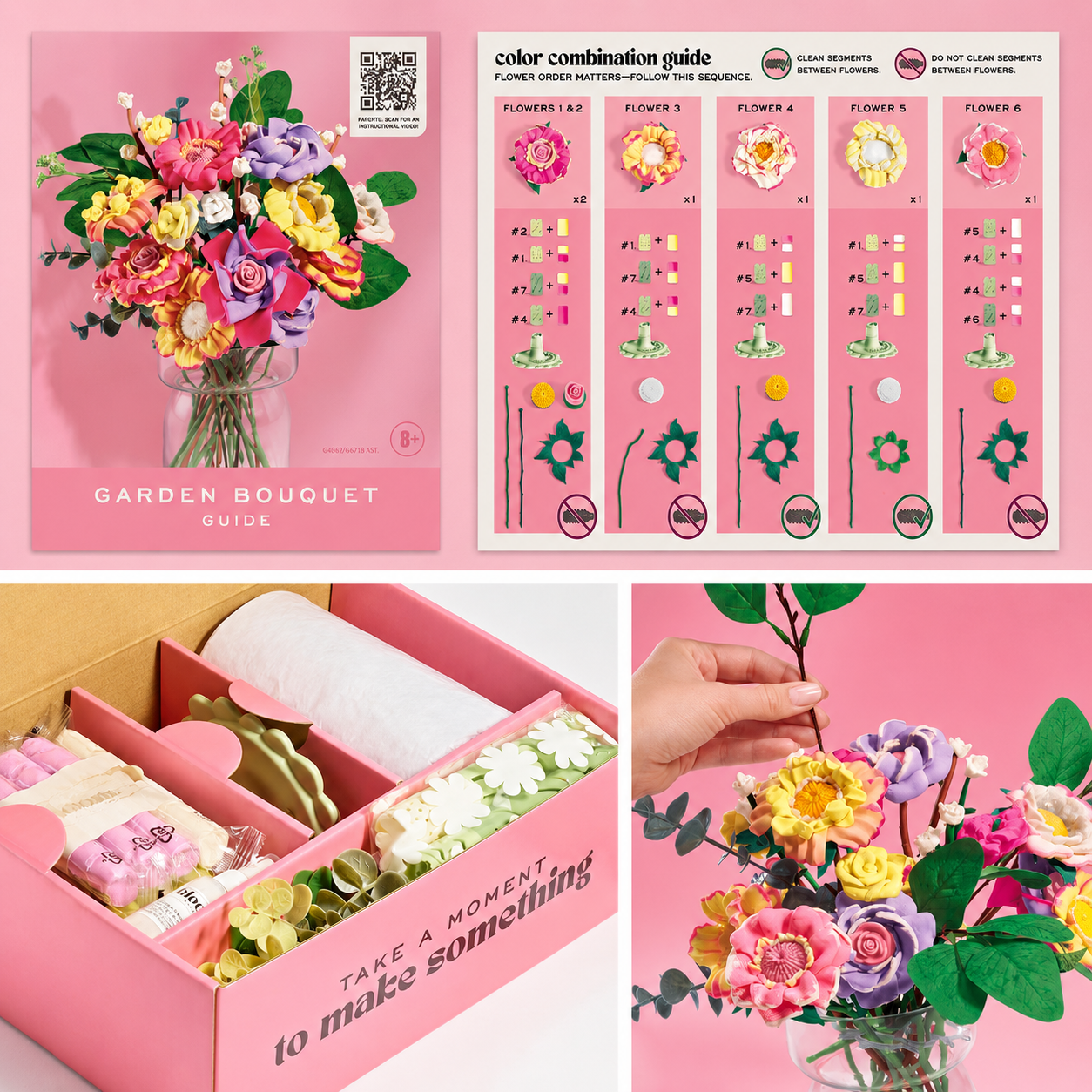 DIY Forever-Bloom Flower Bouquet Kit – Create, Arrange & Display Your Own Lasting Floral Masterpiece
