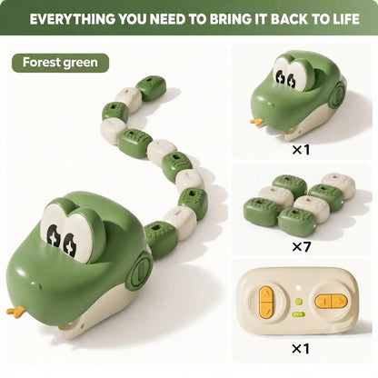 Remote Control Snake Toy for Kids | Magnetic Snake Game with Modular Blocks | STEM Learning Toy for Boys & Girls